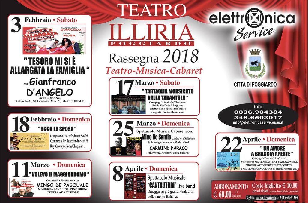 Rassegna Teatro Illiria 2018